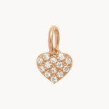 PENDANT GIGI CLOZEAU IN LOVE ROSE GOLD AND DIAMONDS
