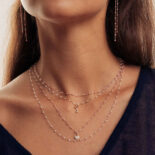 PENDANT GIGI CLOZEAU IN LOVE ROSE GOLD AND DIAMONDS