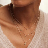 PENDANT GIGI CLOZEAU IN LOVE ROSE GOLD AND DIAMONDS