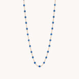 GIGI CLOZEAU CLASSIC SAPPHIRE GIGI ROSE GOLD NECKLACE