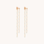EARRINGS GIGI CLOZEAU WHITE GIGI PENDANTS PINK GOLD