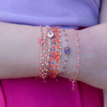 GIGI CLOZEAU CLASSIC GIGI MAUVE ROSE GOLD BRACELET