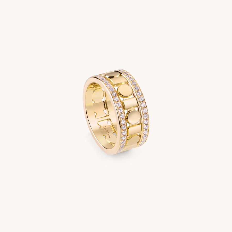 DAMIANI BELLE ÉPOQUE RING IN YELLOW GOLD AND DIAMONDS