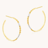PENDIENTES DE ARO LUISA ROSAS SEA ORO AMARILLO Y DIAMANTES