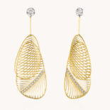 LUISA ROSAS TRIBE YELLOW GOLD AND DIAMONDS EARRINGS