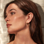 PENDIENTES DE ARO LUISA ROSAS SEA ORO AMARILLO Y DIAMANTES