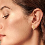 LUISA ROSAS SEA YELLOW GOLD AND DIAMONDS EARRINGS